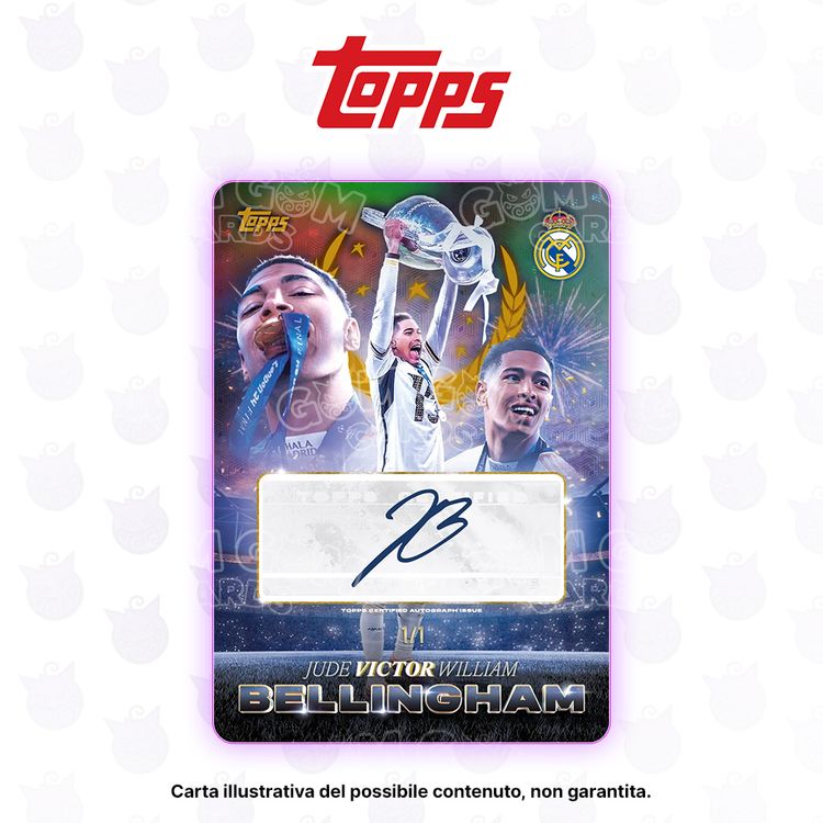 Topps Real Madrid Los Blancos 2025/26 Trading Cards Box obraz 6